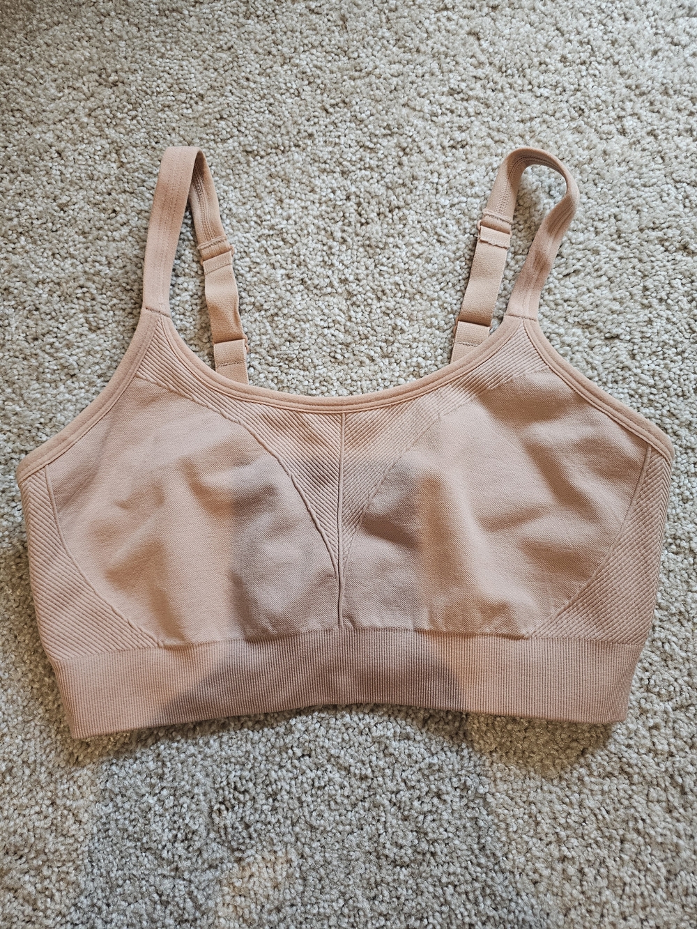 Soma Blush Pink Seamless Sports Bra
